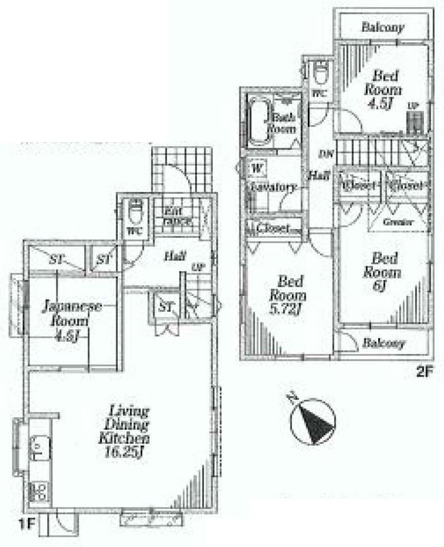 Floor plan. (1), Price 37 million yen, 4LDK, Land area 114.33 sq m , Building area 88.24 sq m