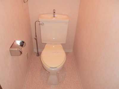 Toilet. There is also a wall outlet