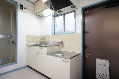 Kitchen. Easy spread of the kitchen cooking.