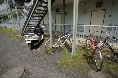Other common areas. bicycle parking space