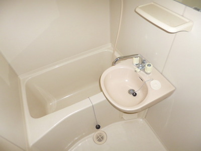 Bath. Popular bus Restroom