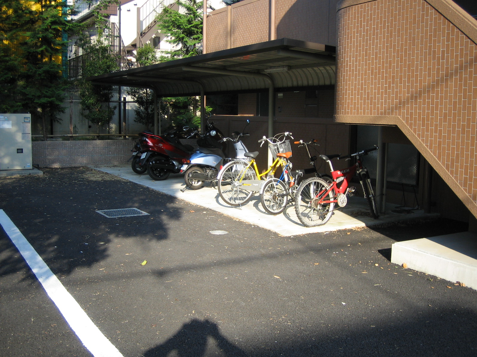 Other common areas. Bicycle-parking space