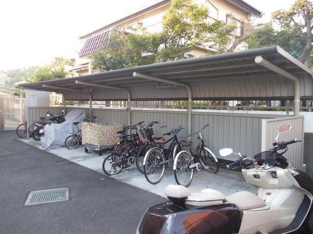 Other common areas. On-site bicycle parking lot