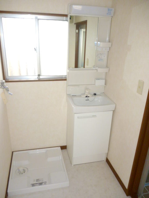 Washroom. Bathroom vanity