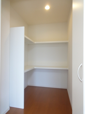 Receipt. Walk-in closet with