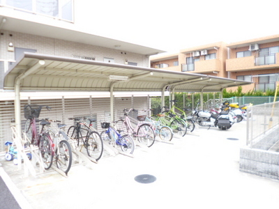 Other common areas.  There are bicycle parking lot 