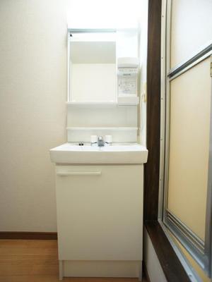 Washroom. Independent wash basin newly established (2013)
