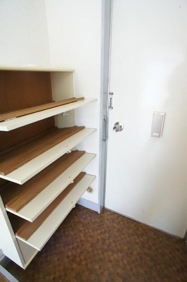 Entrance. Shoebox of large capacity