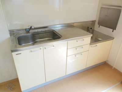 Kitchen. It is a gas stove installation type