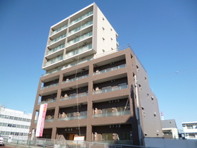 Building appearance. Newly built apartment of peace of mind with an emphasis on security