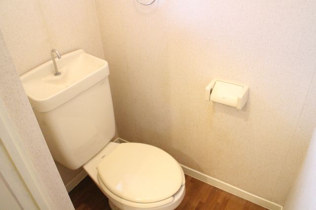 Toilet. It is a space to settle