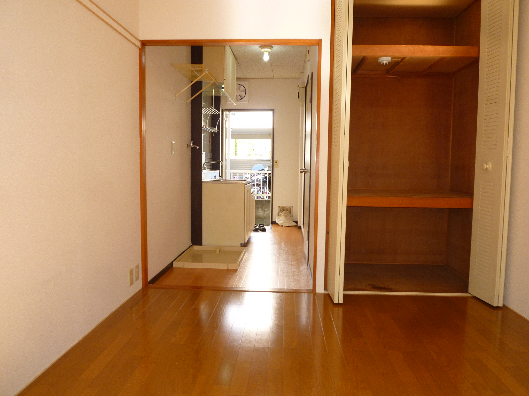 Receipt. Storage easy with closet! 