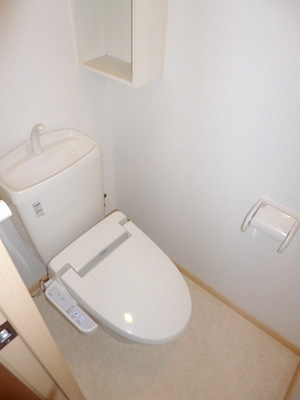 Toilet. Warm water washing toilet seat of the peace of mind