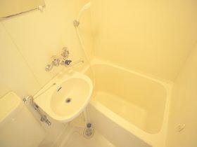 Bath. Easy also clean in the bus toilet same room ☆ It is with a wash basin!