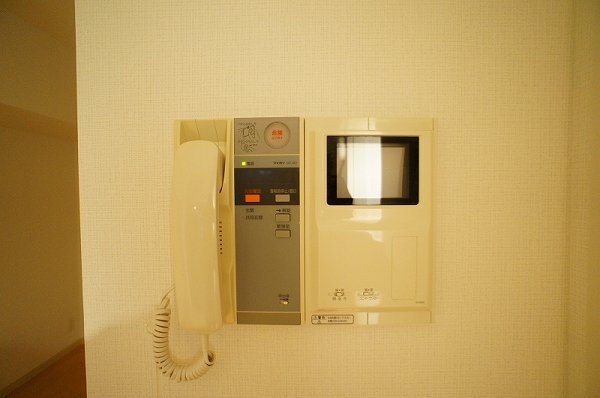 Other Equipment. TV monitor with a phone that can check the visitor in a room monitor.