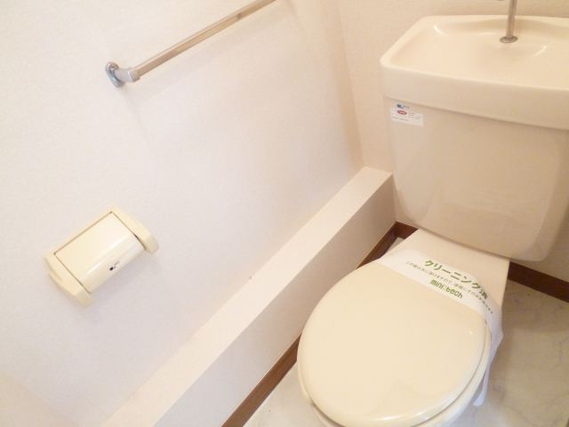 Toilet. This is useful Tsuite over towel!