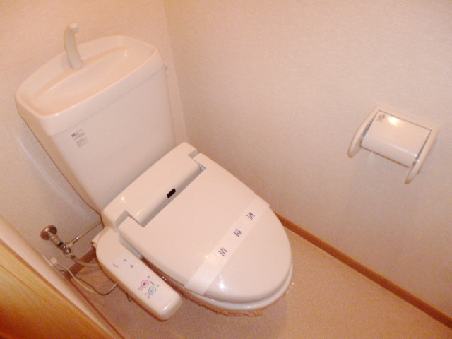 Toilet. Warm water washing toilet seat of the peace of mind