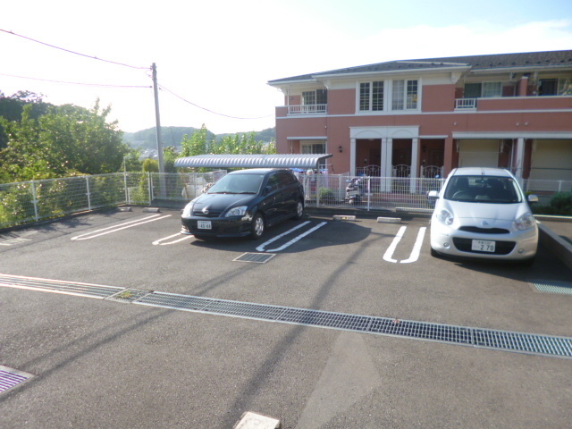 Parking lot. Spread of parking