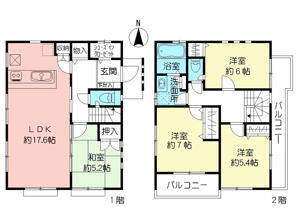 Floor plan. 500m business hours until Inageya / 9:30 ~ 21:30 (2013 September 26, 2008)