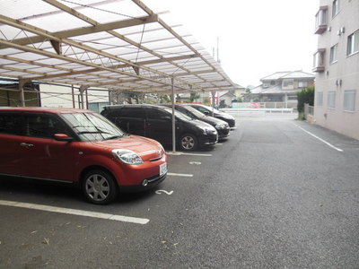 Parking lot. There is also a parking lot