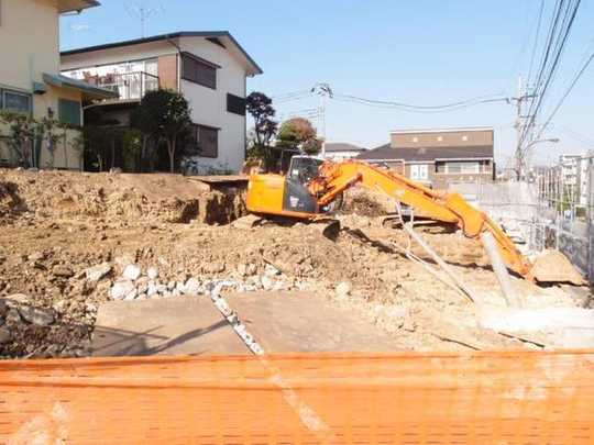 Local land photo. Local photos (in construction work) 2013 November 18 shooting