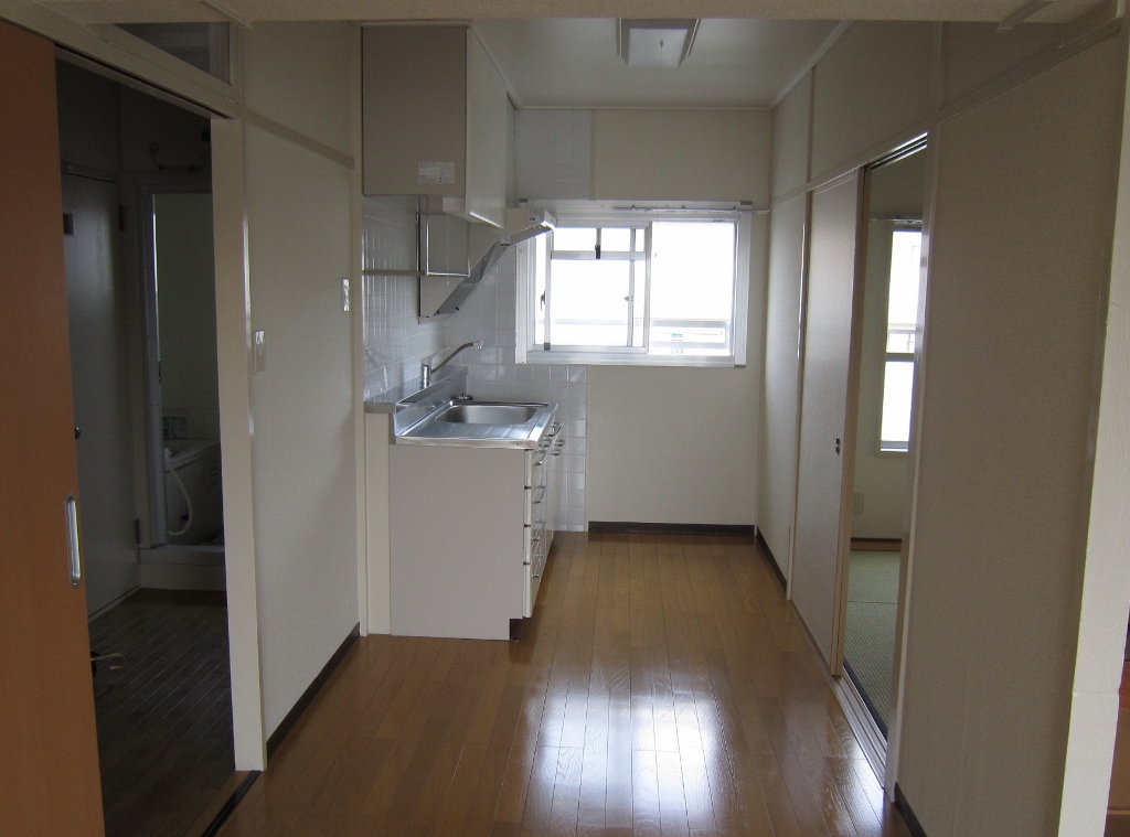 Kitchen. Kitchen seen from the living room