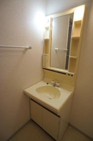 Washroom. Independent wash basin