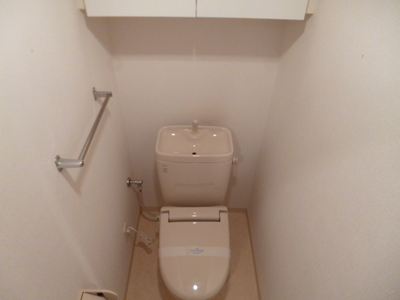 Toilet.  ☆ Toilet shelf with ☆ 