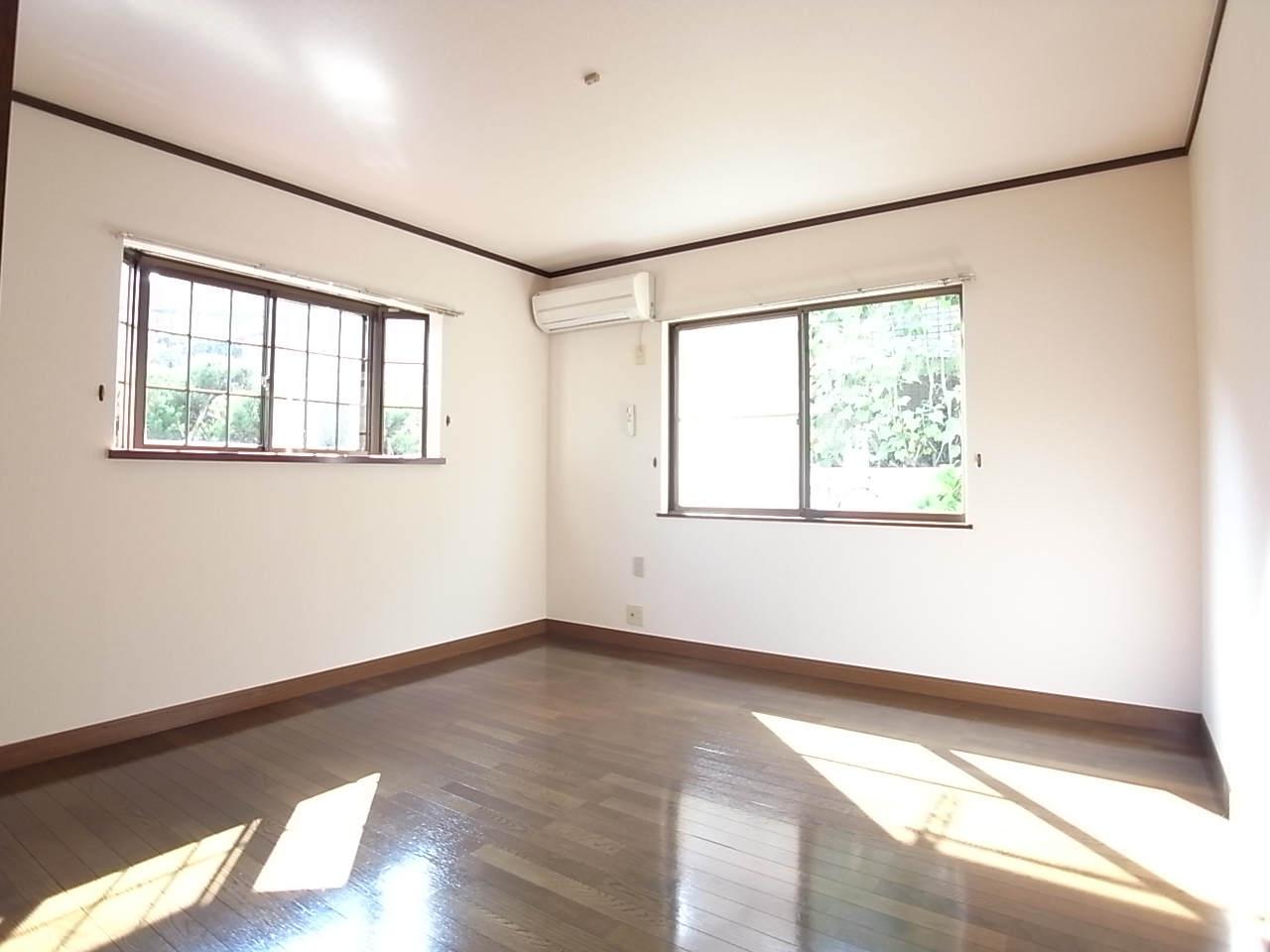 Living and room. Facing south Flooring