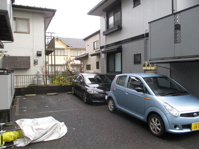 Parking lot. It is on-site parking