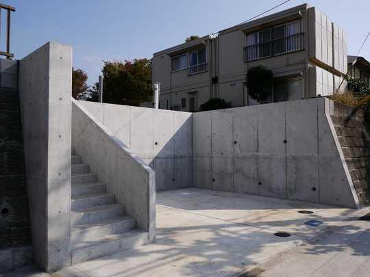 Local land photo. Terraced in large site of 50 square meters ・ It is also a good per sun per adjacent land park.