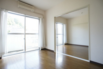 Living and room. You can also use widely open the partition door