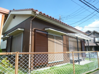 Building appearance. Day is good