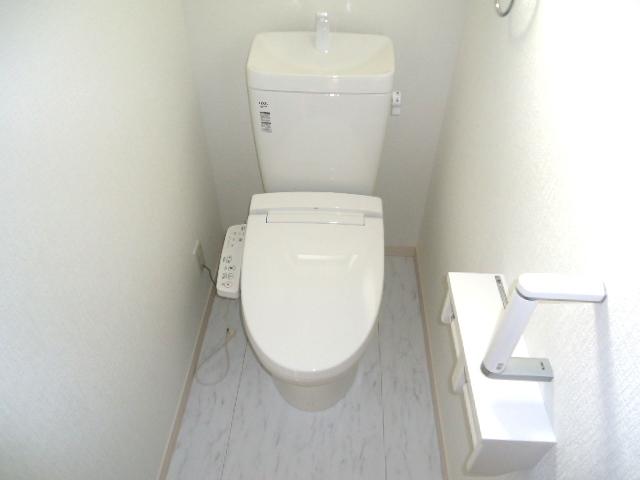 Toilet. Second floor Cleaning toilet