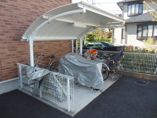 Other common areas. On-site bicycle parking lot