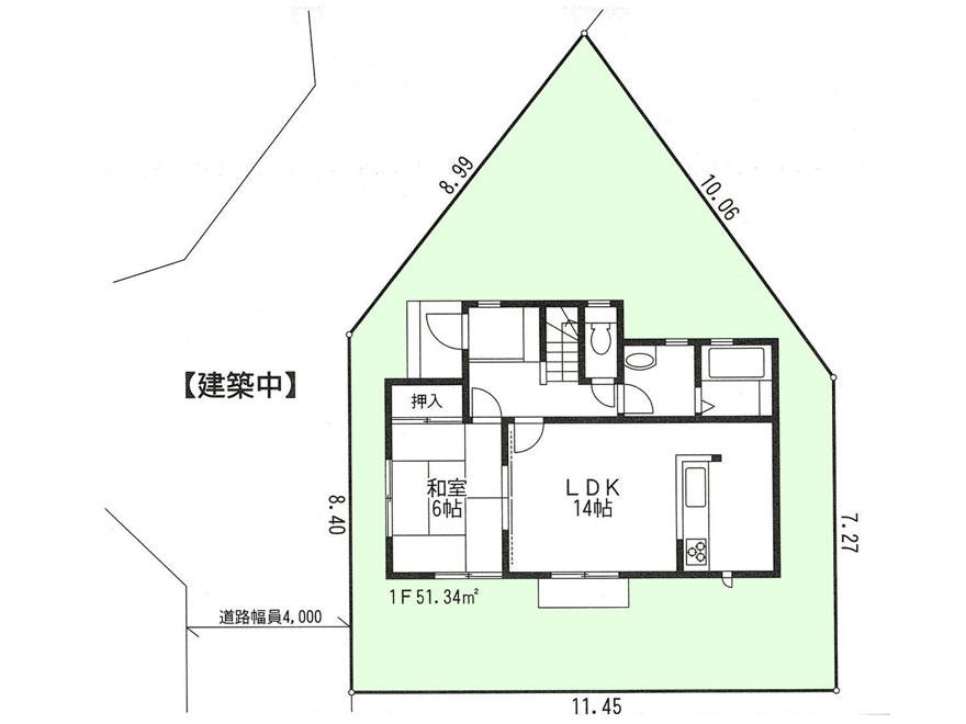Compartment figure. 36,900,000 yen, 4LDK, Land area 131.24 sq m , Building area 96.05 sq m