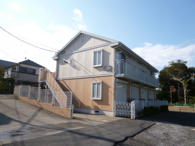 Building appearance. Sunny