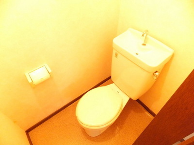 Toilet. Popular bus Restroom