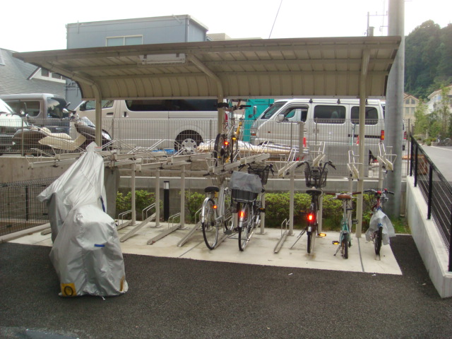 Other. 0m until the on-site bicycle parking lot (Other)