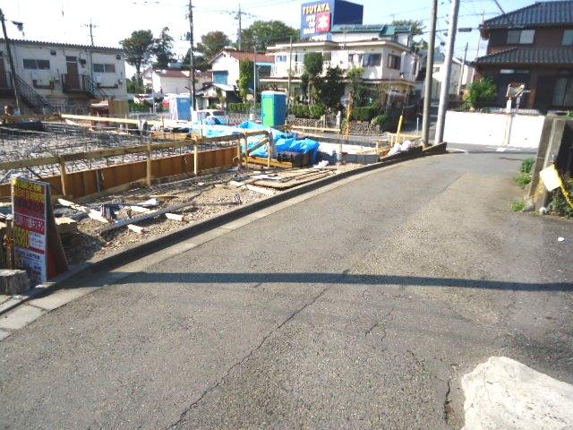 Local photos, including front road. local Under construction