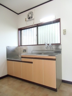 Kitchen. Also easy to kitchen space bright and ventilation have windows!