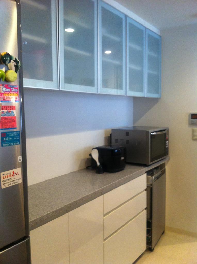 Kitchen. Set up a cupboard in the new construction options! Storage is abundant kitchen (household goods are not included)