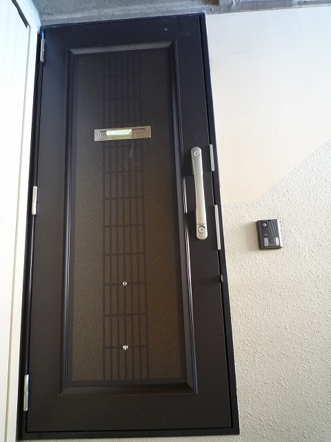 Balcony. Entrance door