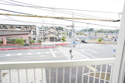 View. The view from the balcony