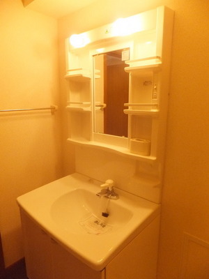 Washroom. Independent wash basin