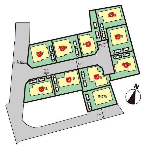 The entire compartment Figure. Machida Kanamori 2-chome compartment view
