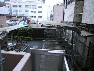 Other common areas. There is also a bicycle parking