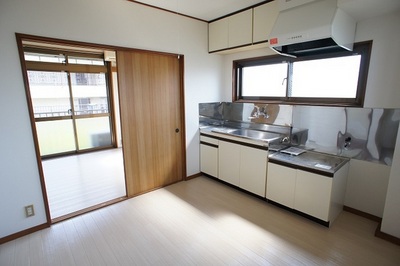 Kitchen. Sink spread point ☆ You can also enjoy dishes