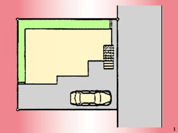 Compartment figure. 25,800,000 yen, 4LDK, Land area 117.6 sq m , Building area 94.77 sq m