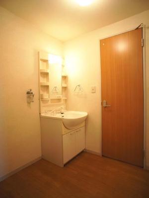 Washroom. Wash basin equipped independent